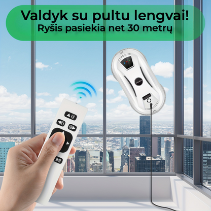 PuRuikiai™ išmanusis automatinis langų valymo robotas